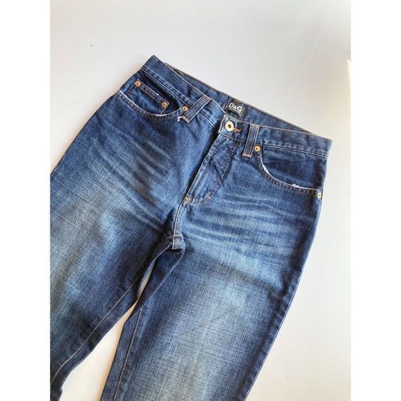 DOLCE & GABBANA Medium Rinse Mid Rise Boot Leg Jeans, Size 26 - Picture 2 of 12